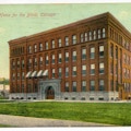 Industrial Home for the Blind, Chicago, Illinois.  A large factory-like building.