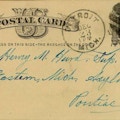 Handwritten postcard address - Dr. Henry M. Hurd, Sup., Eastern Mich. Asylum, Pontiac