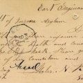 Handwritten Text - dated East Saginaw, Sept. 15, 1879
