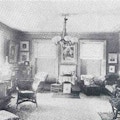 Photograph of the front parlor of the Cogswell House.