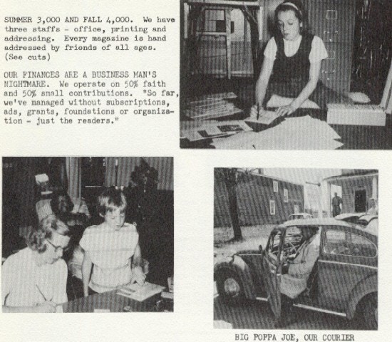 Three photographs, two of children and one of a man getting out of a car.