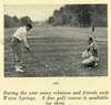 A man is about to hit a golf ball with a driver while another golfer watches.