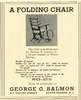 An advertsiement for a folding wheelchair.