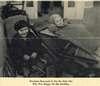 Two smiling children in wheelchairs, one reclining.