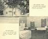 Photographs of a building and a room with four bed.