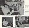 Three photographs of women working on with typewriters.