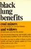 Text poster about how to get black lung benefits.