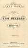 The title page of The New Book of 200 Pictures