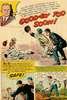 Comic book panels about a young man who plays baseball and helps his father after school.