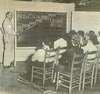 A man at a blackboard illustrates the way Goddwill works.
