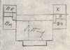 Roughly drawn floor plan for Top Cottage.