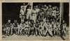 Group photo of children at Camp Daddy Allen.  One child is circled in pen on the photograph and labelled "Me."