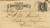 Handwritten postcard address- Dr. H. M. Hurd, Eastern Assylum, Pontiac, Michigan