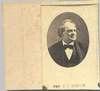 Bust view photo of Barnum on an uncut print sheet.