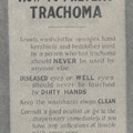 Poster showing ways to prevent trachoma.