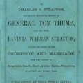 Front cover of pamphlet recounting the lives of Tom Thumb and his wife Lavinia Warren Stratton