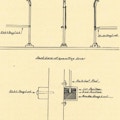 Design drawing of a clutch and brake mechanism.