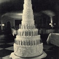 A large and ornate cake.