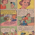 Panels of the comic book, The Will to Win. Good Willy learns more about how Goodwill Industries operates.