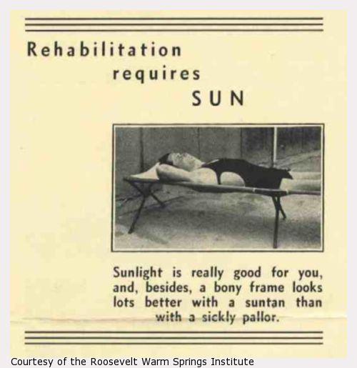 A man suns himself on a cot.